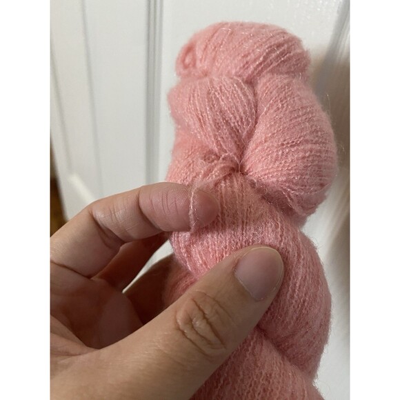 5 Skein Yarn Pink Mohair 250g Total #396 - Picture 3 of 3